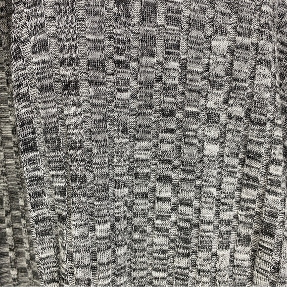 Charlotte Russe Marled Open Front Long Sleeve Cardigan Women's Medium Gray - Picture 4 of 8